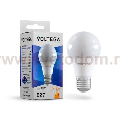Светодиодная лампа общего назначения 9,5W Е27 2800К VG2-A2E27warm9W