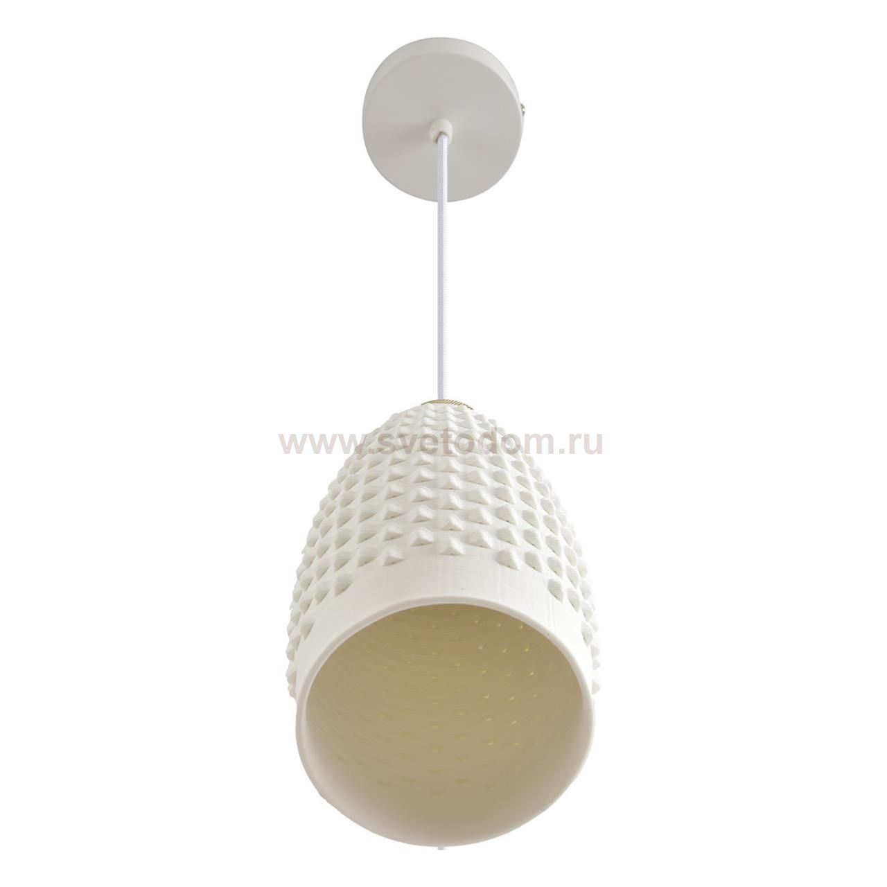 8350/1B SUSPENTIONI белый, металл/керамика Подвес E27 60W 220V CANESTRA