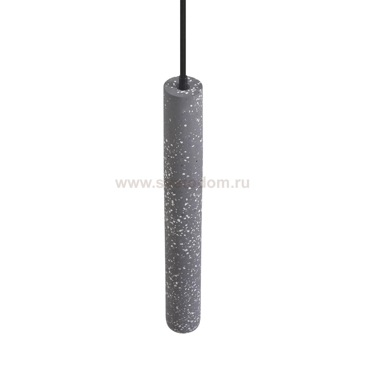 8354/1B SUSPENTIONI черный, металл/цемент Подвес GU10 LED 5W 220V SHAMAREL