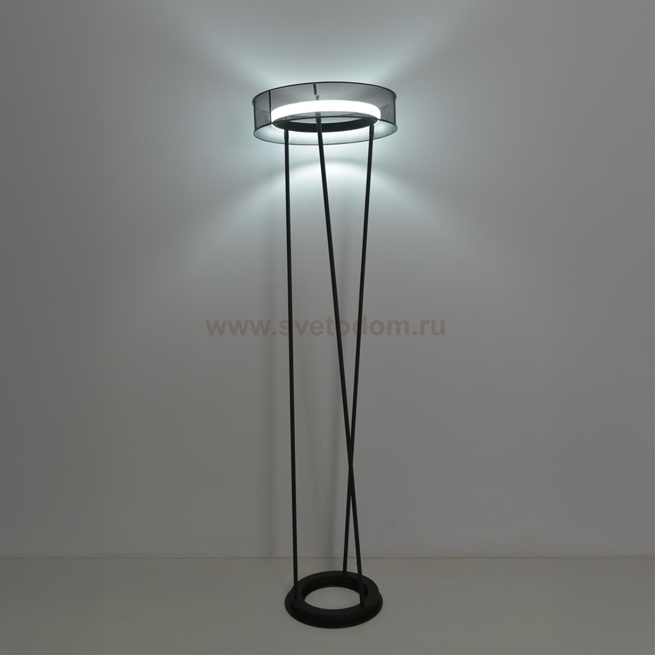 8370/30FL LEDIO LN26 304 черный, металл/силикон Торшер LED 30W 3000/4000/6000K 220V ALVA