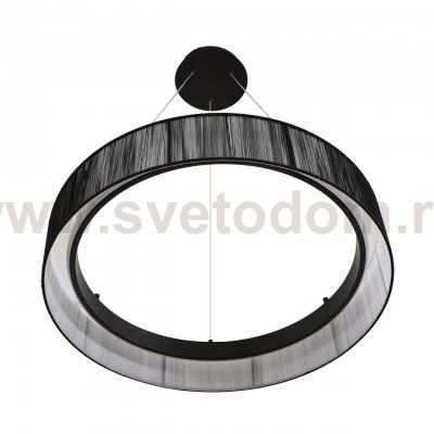 8371/40L LEDIO LN26 258 черный, металл/текстиль/силикон Люстра подвесная LED 40W 3000/4000/6000K 220V KAVA