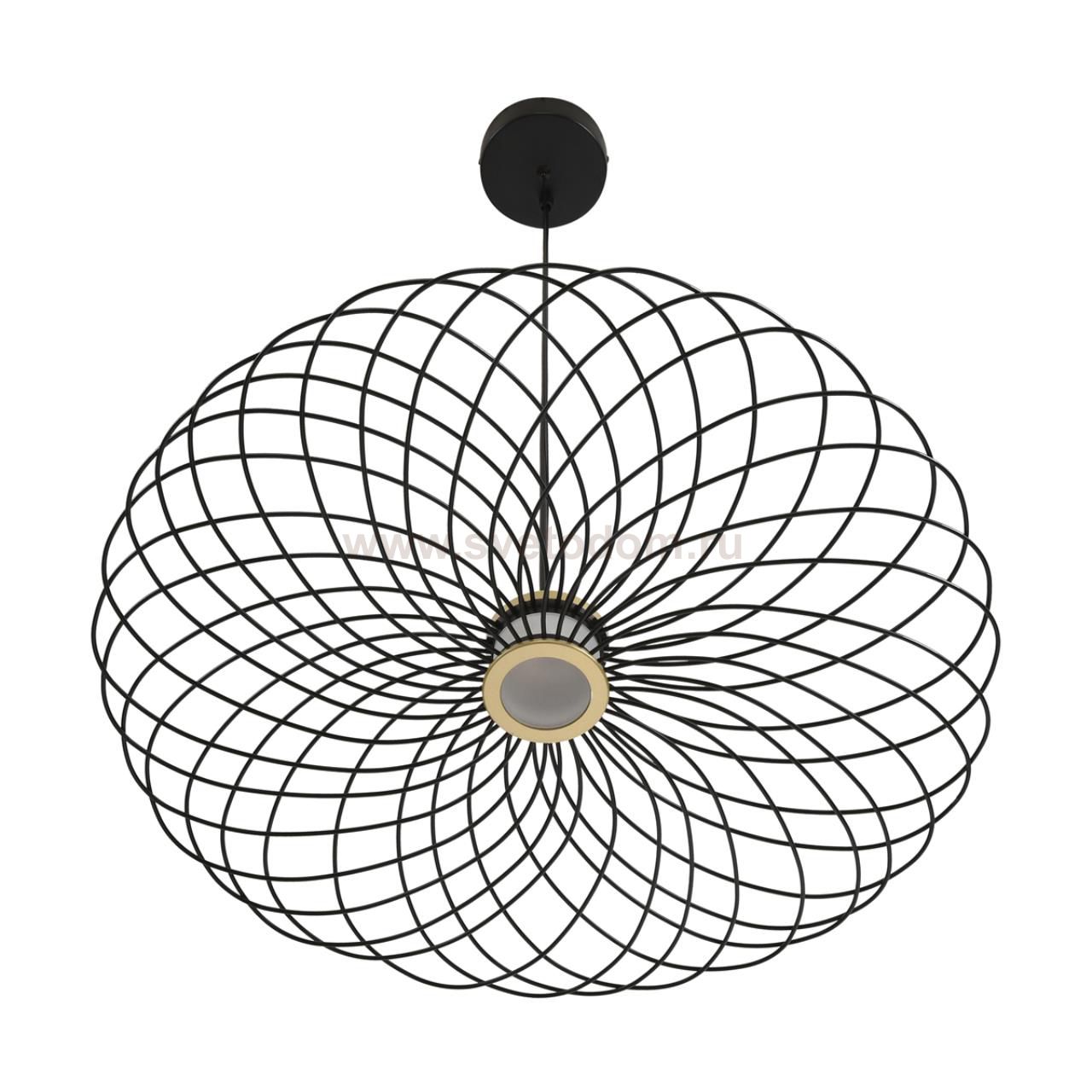 8379/10L LEDIO черный, металл/акрил Подвес LED 10W 3000K 220V CAMOMILE