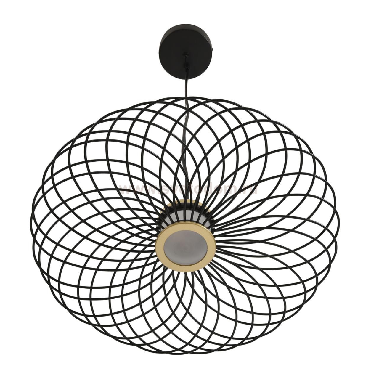 8379/9L LEDIO черный, металл/акрил Подвес LED 9W 3000K 220V CAMOMILE