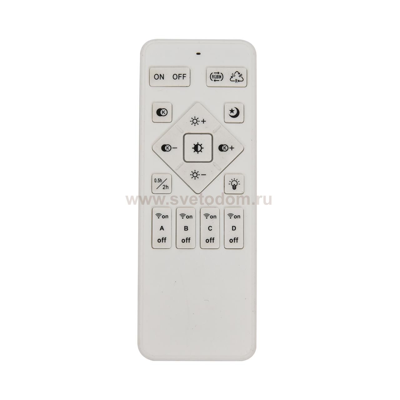 8380/45L LEDIO LN белый, металл/акрил Умная люстра подвесная с ПДУ и голосовым управлением LED 45W 3000-6500К 220V ALIS SMART