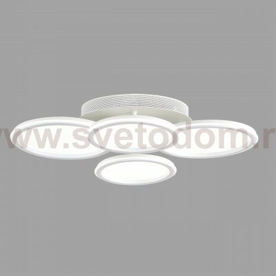 8380/95CL LEDIO LN белый, металл/акрил Умная люстра потолочная с ПДУ и голосовым управлением LED 95W 3000-6500К 220V ALIS SMART