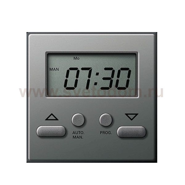 Gira E22 Сталь Накладка механизма электронного выключателя жалюзийного (G84120)