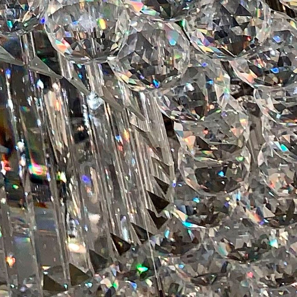 Люстра потолочная хрустальная 800мм G9*16 Newport 8416/PL хром