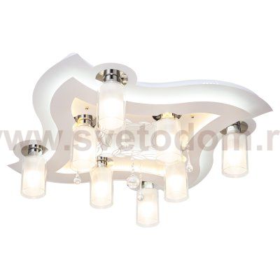 Светильник ЭкономСвет 8441/8WT RC WT+CL YLWTLED