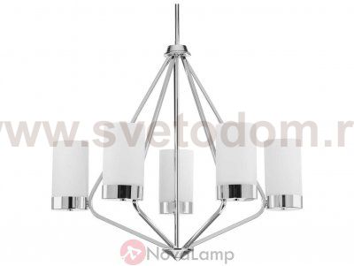 Люстра Progress Lighting Elevate Polished Chrome Five-Light Wide Chandelier ImperiumLoft 84485-30