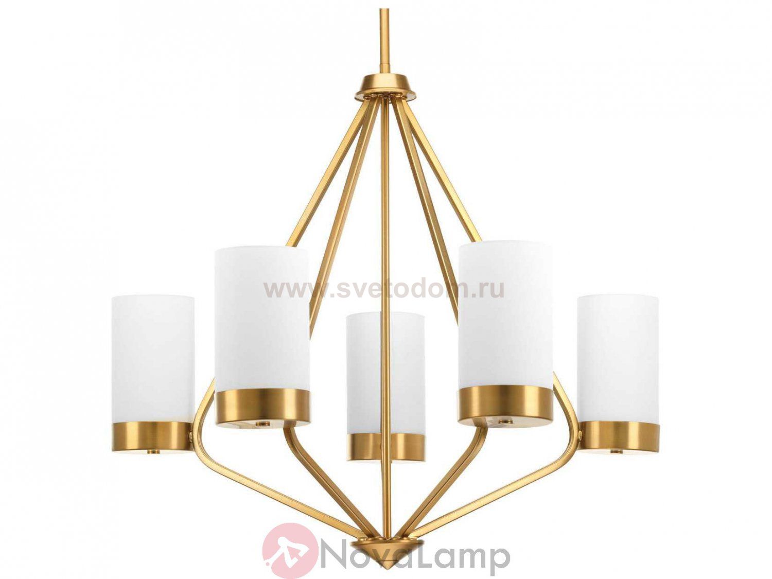 Люстра Progress Lighting Elevate Brushed Bronze Five-Light Wide Chandelier ImperiumLoft 84486-30