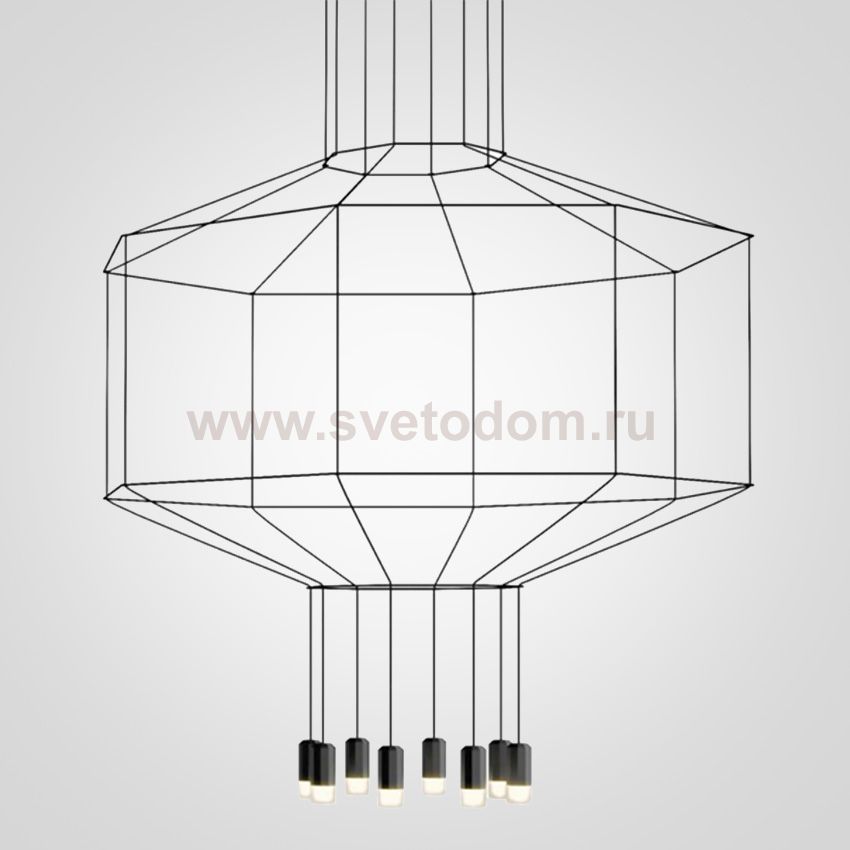 Подвесной светильник 0299 Octagonal Square Pendan Light ImperiumLoft 84534-22