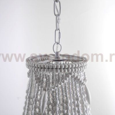 Люстра RH Anselme White Wood Large Chandelier ImperiumLoft 84548-22