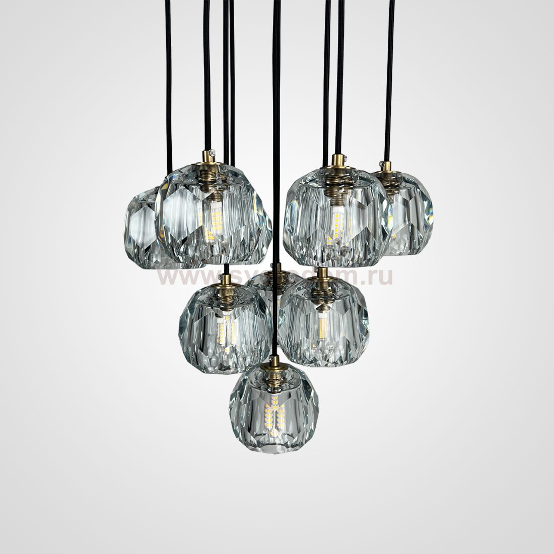 Люстра Boule De Cristal Round Cluster Chandelier 10  ImperiumLoft 84597-22