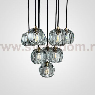 Люстра Boule De Cristal Round Cluster Chandelier 10  ImperiumLoft 84597-22