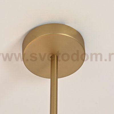 Люстра RH CANELLE Linear Chandelier 12 Modern Brass ImperiumLoft 84598-22