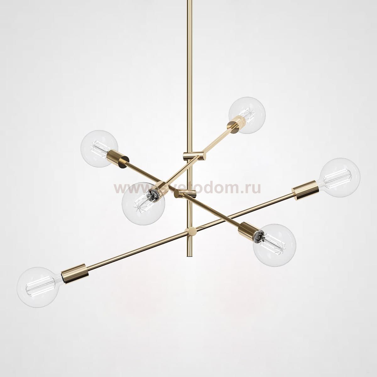 Люстра LF Studio Cliff Pendant 6 Bronze ImperiumLoft 84669-22