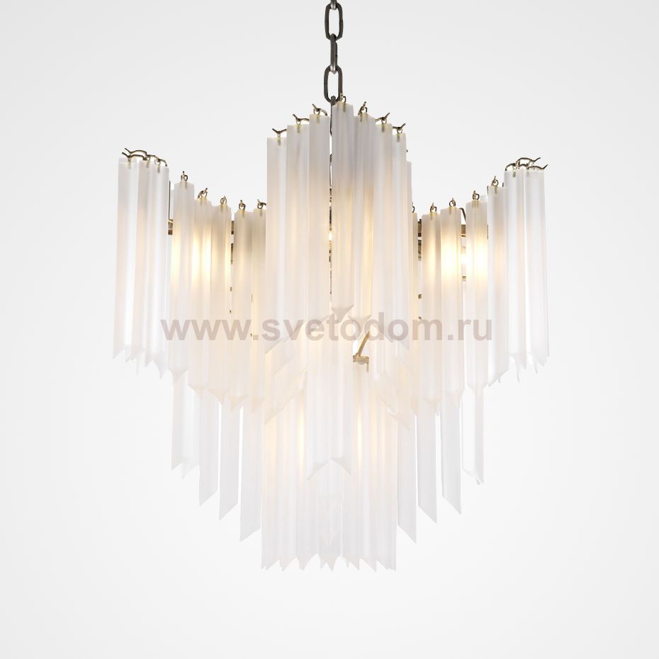 Люстра Chandelier Pulsar white glass ImperiumLoft 84744-22
