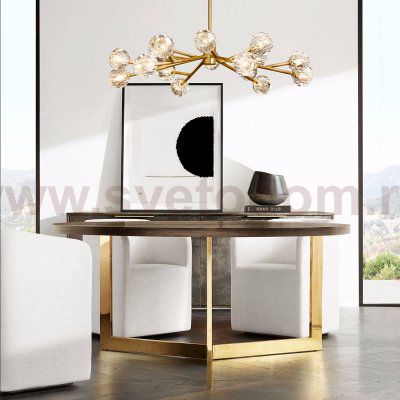 Люстра RH Boule De Cristal Round Chandelier 18 ImperiumLoft 84757-22