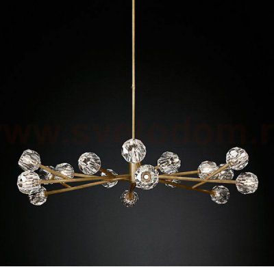 Люстра RH Boule De Cristal Round Chandelier 18 ImperiumLoft 84757-22