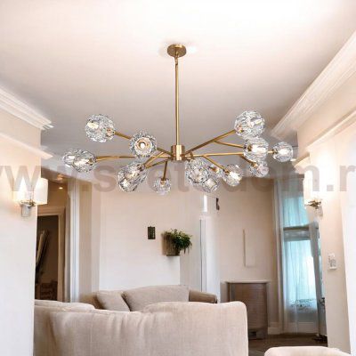 Люстра RH Boule De Cristal Round Chandelier 18 ImperiumLoft 84757-22