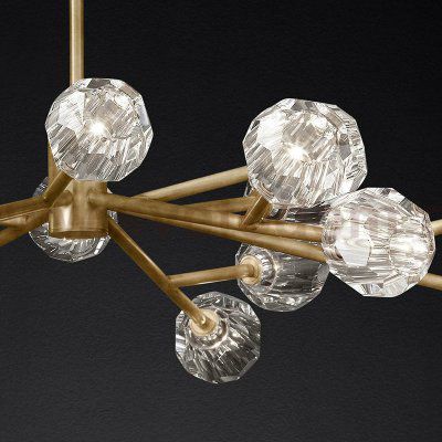 Люстра RH Boule De Cristal Round Chandelier 18 ImperiumLoft 84757-22