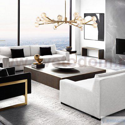 Люстра RH Boule De Cristal Round Chandelier 18 ImperiumLoft 84757-22