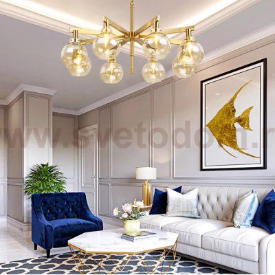 Люстра Carmella Globe PENDANT 10 ImperiumLoft 84795-22