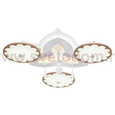 Светильник ЭкономСвет 8486/3WT RC WT YLWTLED