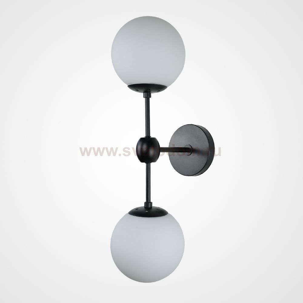 Бра Modo 2 Globes Black and white glass ImperiumLoft 84941-22