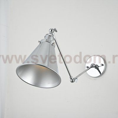 Бра 20th c Library Single Sconce Silver II ImperiumLoft 84947-22
