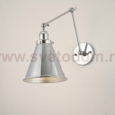 Бра 20th c Library Single Sconce Silver II ImperiumLoft 84947-22