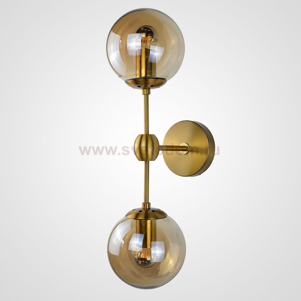 Бра Modo Sconce 2 Globes Gold ImperiumLoft 84999-22