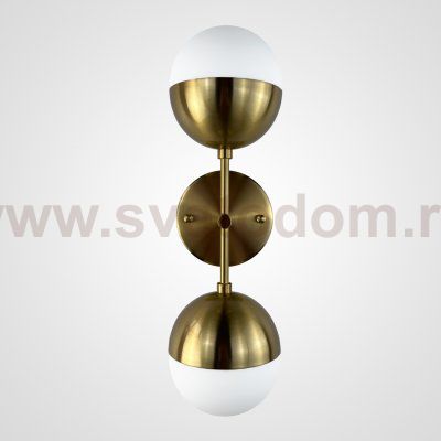 Бра Copper Light Bra Duos Brass ImperiumLoft 85018-22