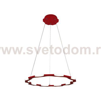 Подвесной светильник ТОР-БАЙТ красный d67,5 h110 Led 60W (4000K) Kink light 8502,06