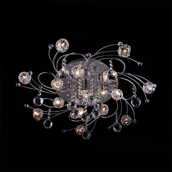 Люстра с пультом Eurosvet 85033/15 хром