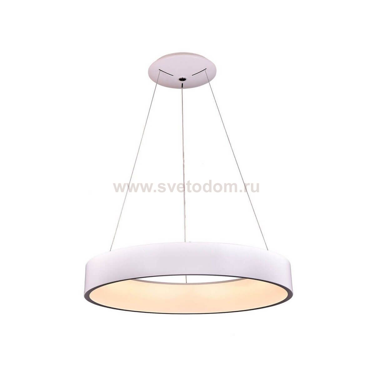 Подвесной светильник диммируемый КРЕЙС белый D60 h120 Led 72W (3000-6000K) с пультом ДУ Kink light 8507,01