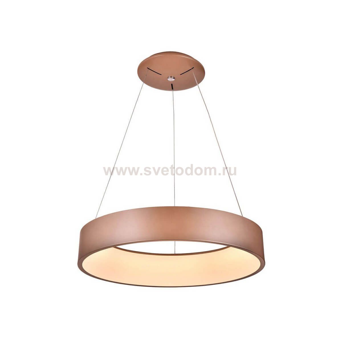 Подвесной светильник диммируемый КРЕЙС золотой D60 h120 Led 72W (3000-6000K) с пультом ДУ Kink light 8507,33