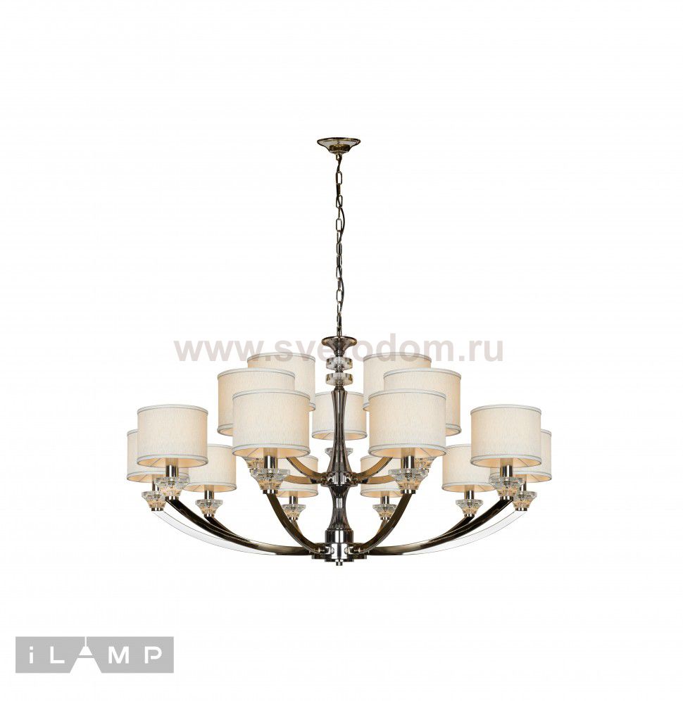 Подвесная люстра iLamp Oxford 85175/10+5 Хром