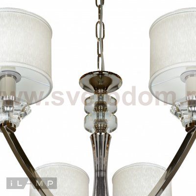 Подвесная люстра iLamp Oxford 85175/8 Хром