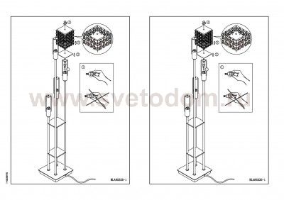 Торшер Eglo 85335 PYTON
