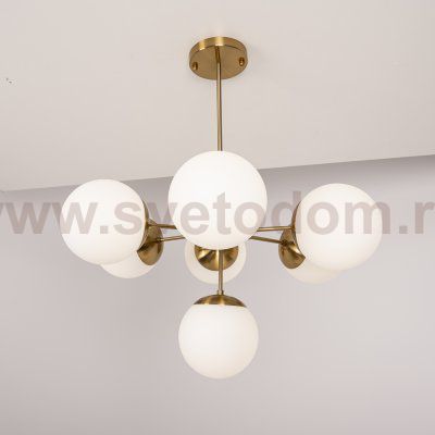 Подвесной светильник Copper Light Chandelier 7 ImperiumLoft 85365-22