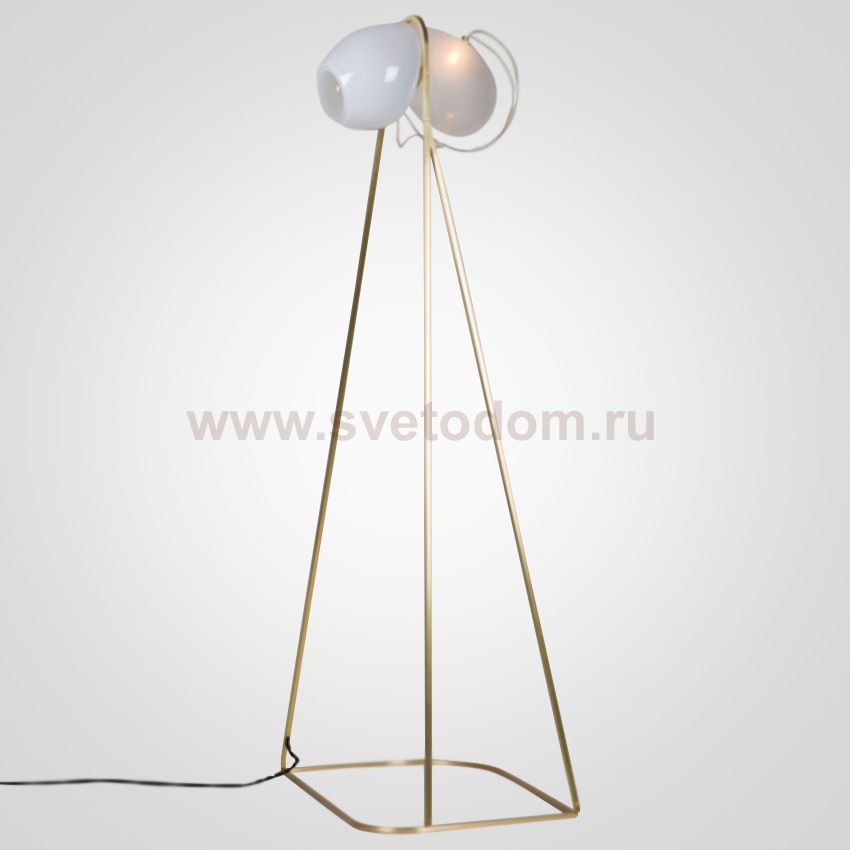 Торшер White glass trap floor lamp ImperiumLoft 85489-22