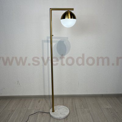 Торшер Geneva Single Glass Globe Floor Lamp ImperiumLoft 85499-22