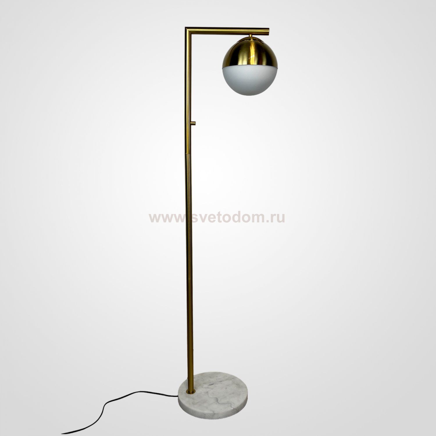 Торшер Geneva Single Glass Globe Floor Lamp ImperiumLoft 85499-22