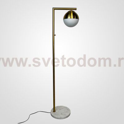 Торшер Geneva Single Glass Globe Floor Lamp ImperiumLoft 85499-22