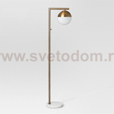 Торшер Geneva Single Glass Globe Floor Lamp ImperiumLoft 85499-22