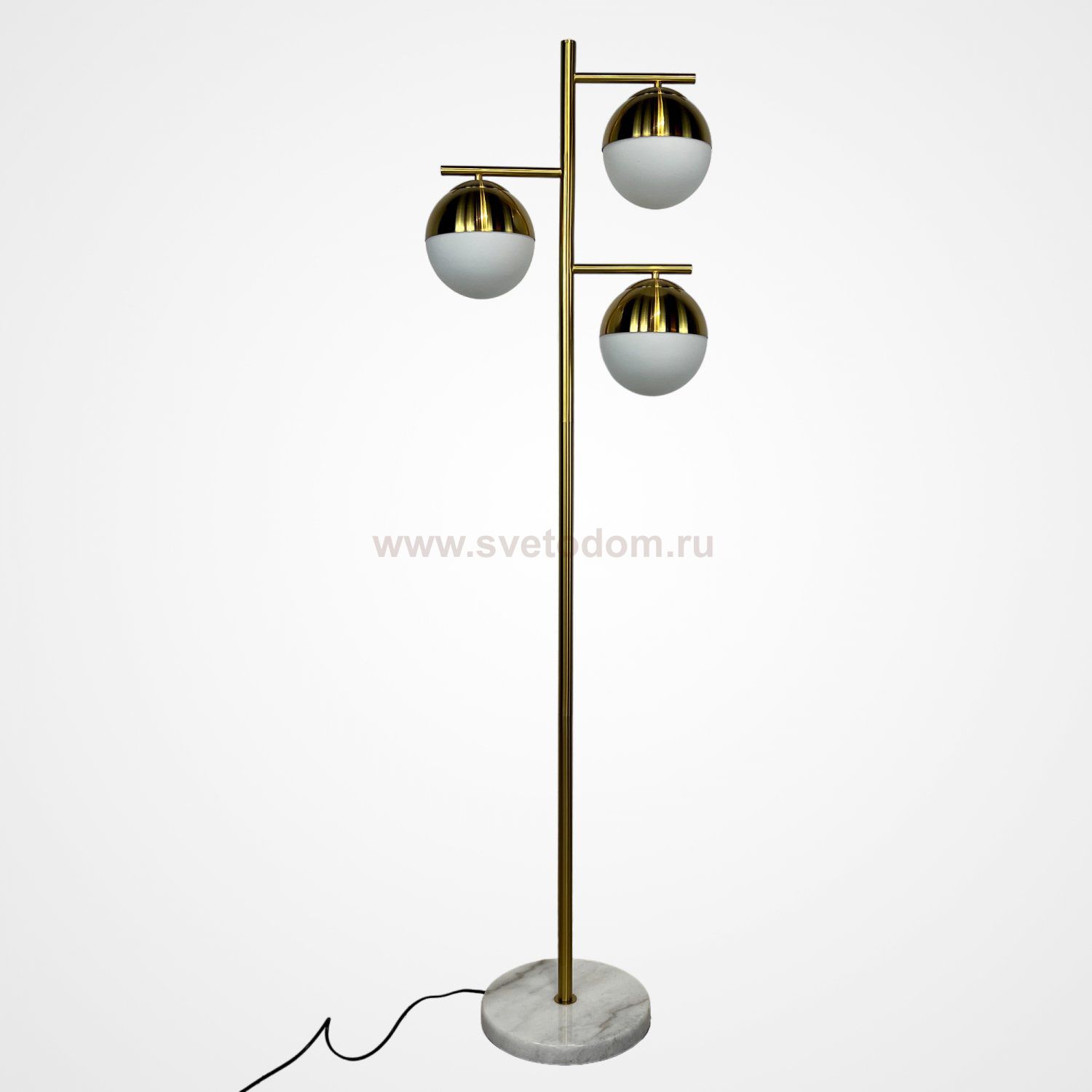 Торшер Geneva Glass Floor Lamp Triple  ImperiumLoft 85502-22
