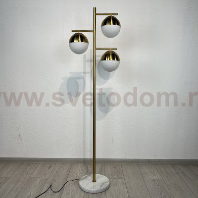 Торшер Geneva Glass Floor Lamp Triple  ImperiumLoft 85502-22
