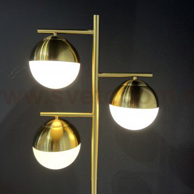 Торшер Geneva Glass Floor Lamp Triple  ImperiumLoft 85502-22