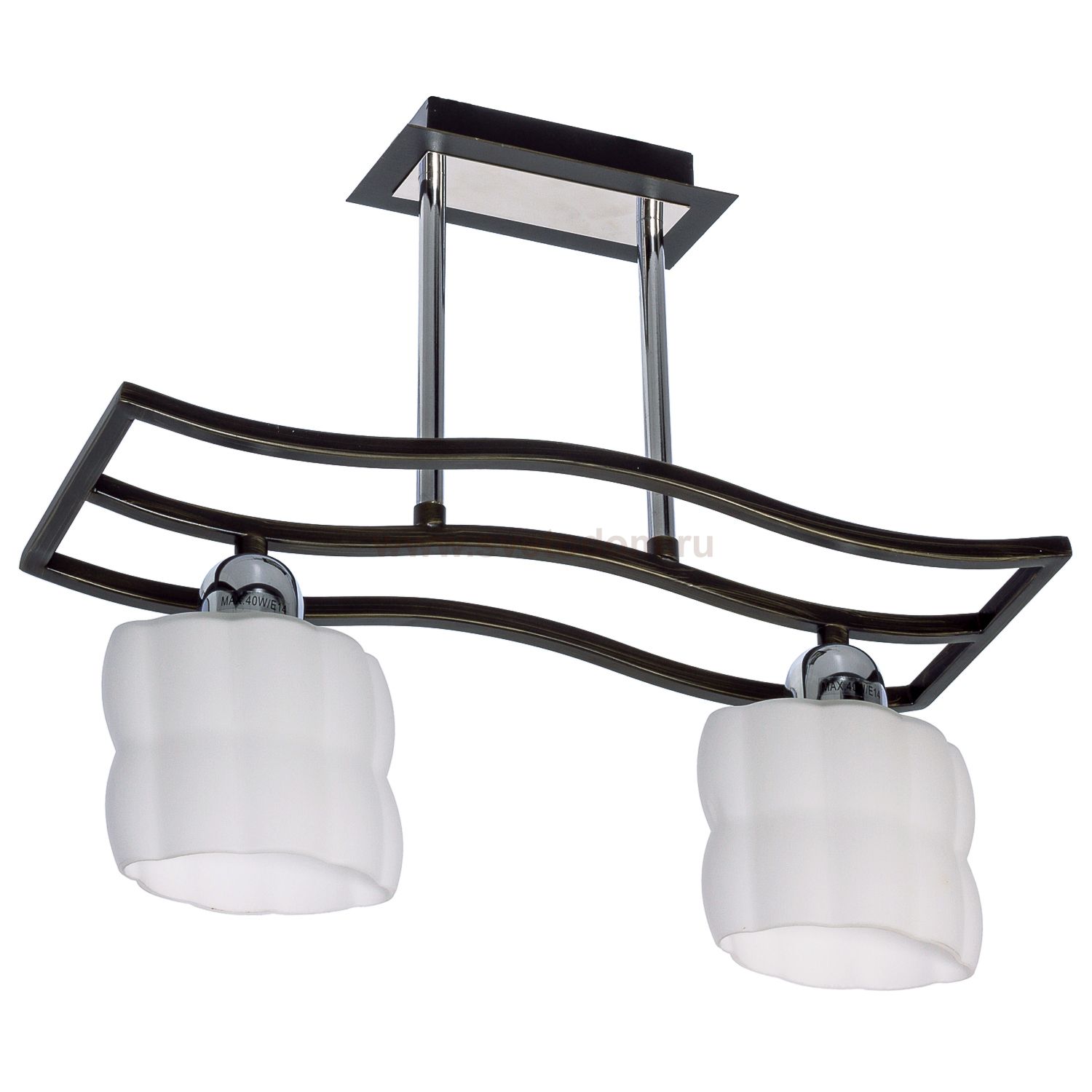 Потолочный светильник Экономсвет 85502/2CH+WENGUE WT